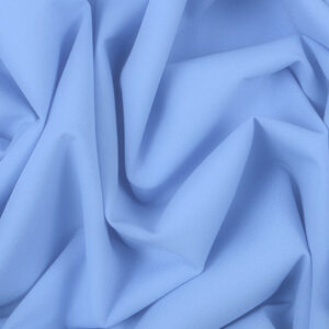 Sukienka klasyczna rozkloszowana z kopertowym dekoltem błękitna gładka. A002 MEGA WYPRZEDAŻ! - obrazek 6