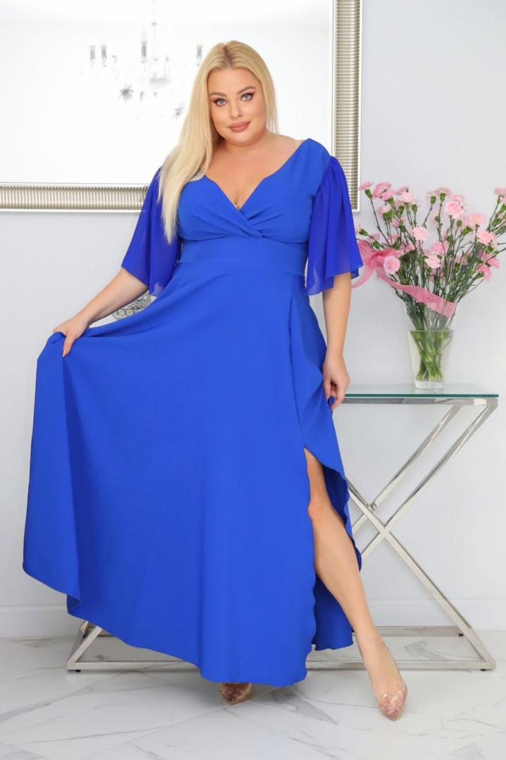 Malwa – odkryj sukienkę z lekkością szyfonowych rękawów. CHABROWA - obrazek 4