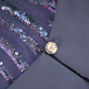 Tunika bluzka cekinowa Giaola granatowa - obrazek 2