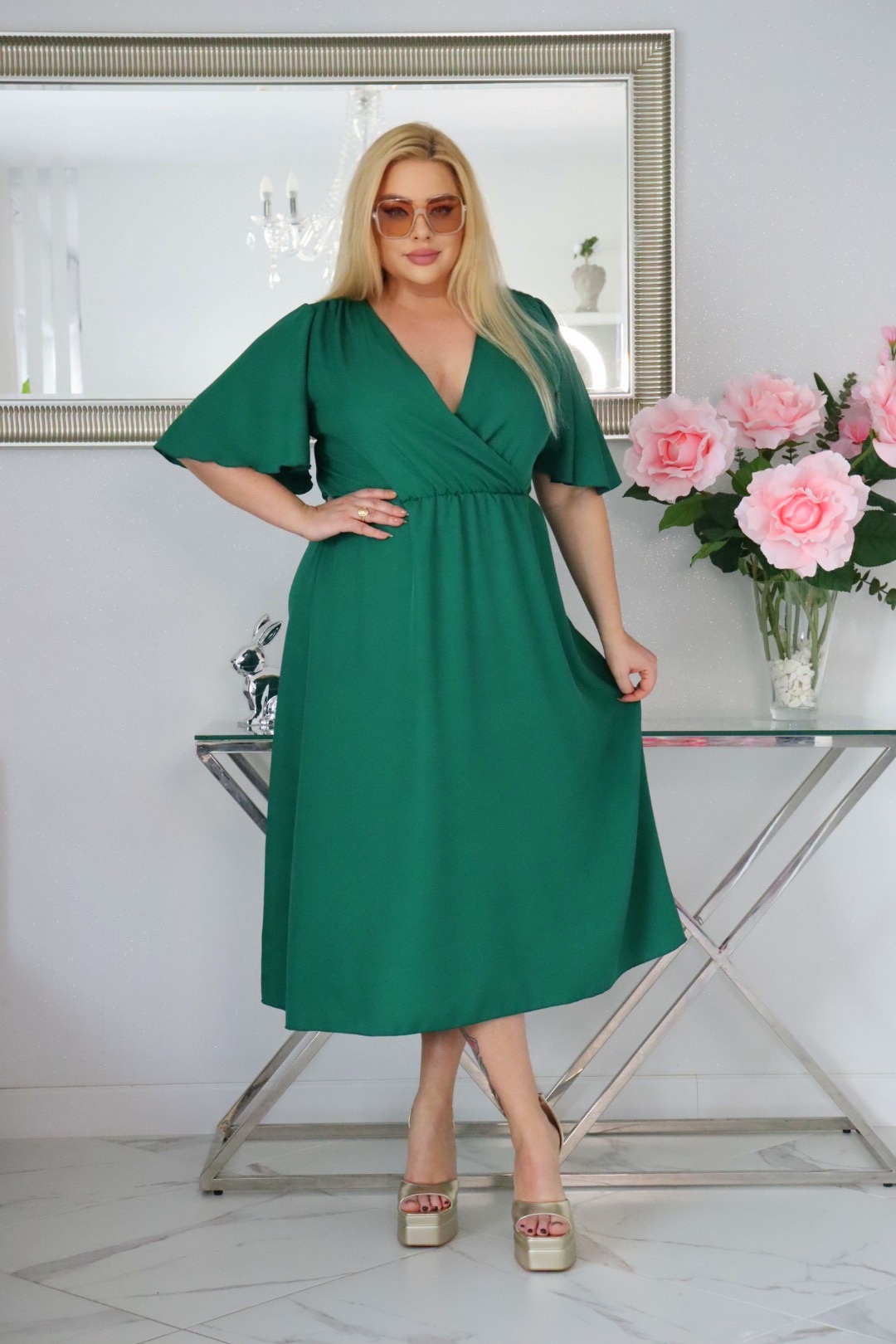 Wielkie wyjście, codzienny look? Z MONSORI zawsze trafisz. Zielona. - obrazek 3