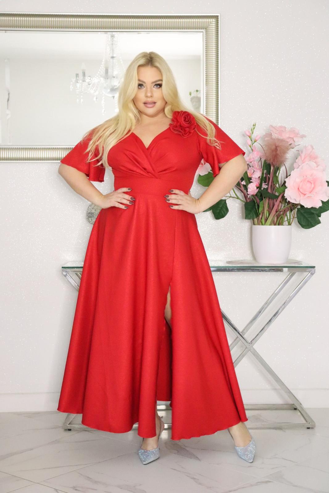Masz już sukienkę na specjalną okazję? Zobacz model "Asteria" i przestań szukać a zacznij olśniewać! CZERWONA SHINE! 🥂 - obrazek 3