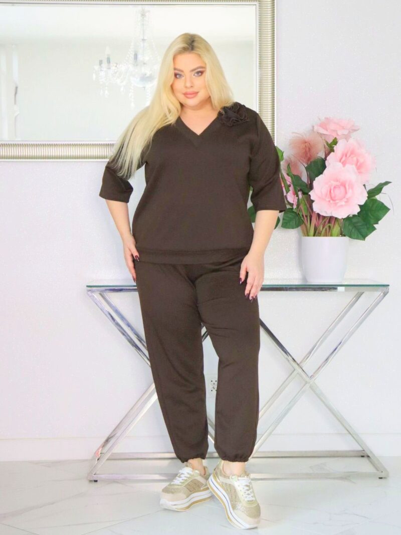 KOMFORT PRZEZ CAŁY DZIEŃ: Dres "masełko" Manuela. Wygoda jakiej szukasz! 🇵🇱 CZEKOLADA
