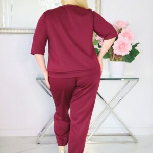 KOMFORT PRZEZ CAŁY DZIEŃ: Dres "masełko" Manuela. Wygoda jakiej szukasz! 🇵🇱 ŚLIWKA - obrazek 5