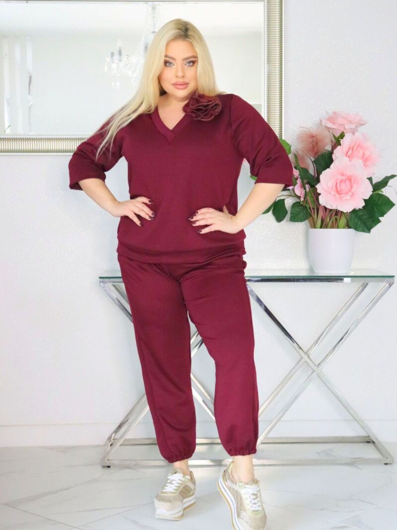 KOMFORT PRZEZ CAŁY DZIEŃ: Dres "masełko" Manuela. Wygoda jakiej szukasz! 🇵🇱 ŚLIWKA